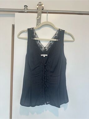 Reformation Cristina Lace Top